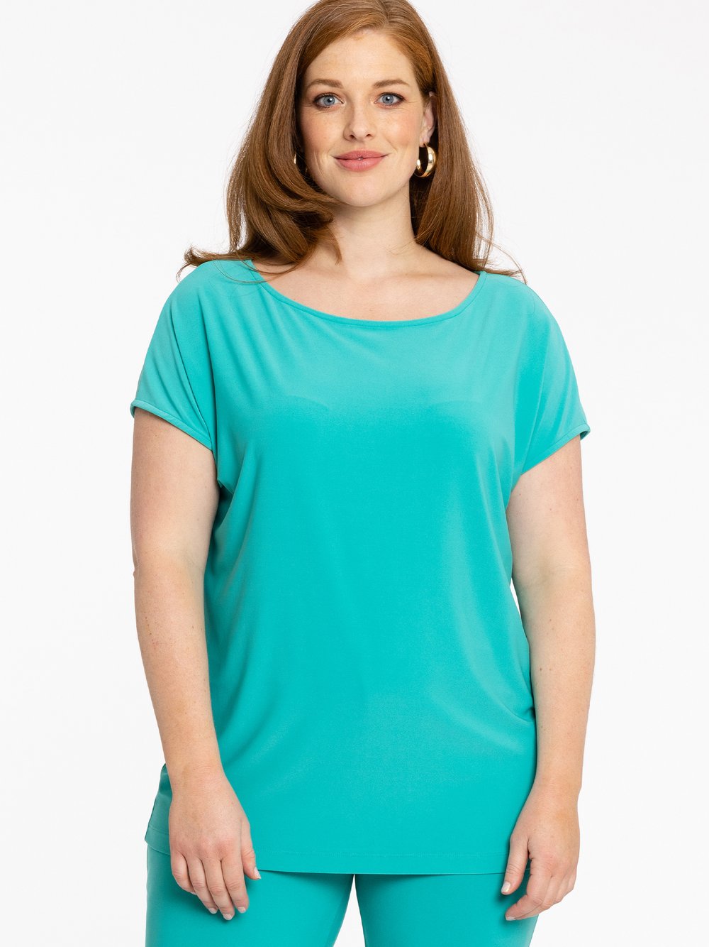 Thumbnail - YOEK T-shirt Damen blau, 38-40