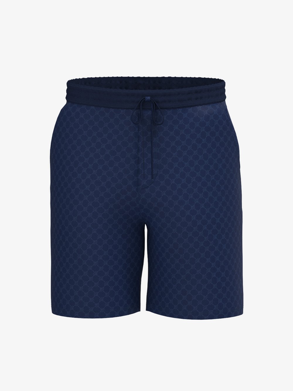 JOOP! Pyjamashorts  Herren Baumwolle blau bedruckt, XXL