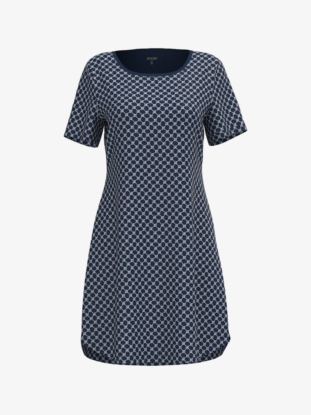 JOOP! Nachthemd  Damen Jersey blau bedruckt, 38