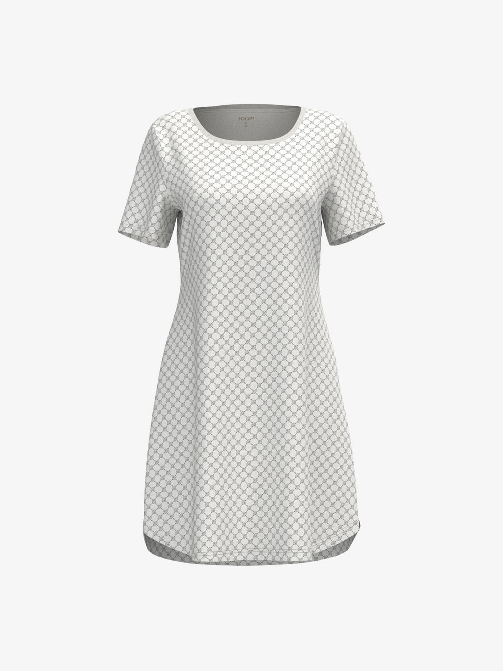 JOOP! Nachthemd  Damen Jersey weiß bedruckt, 34