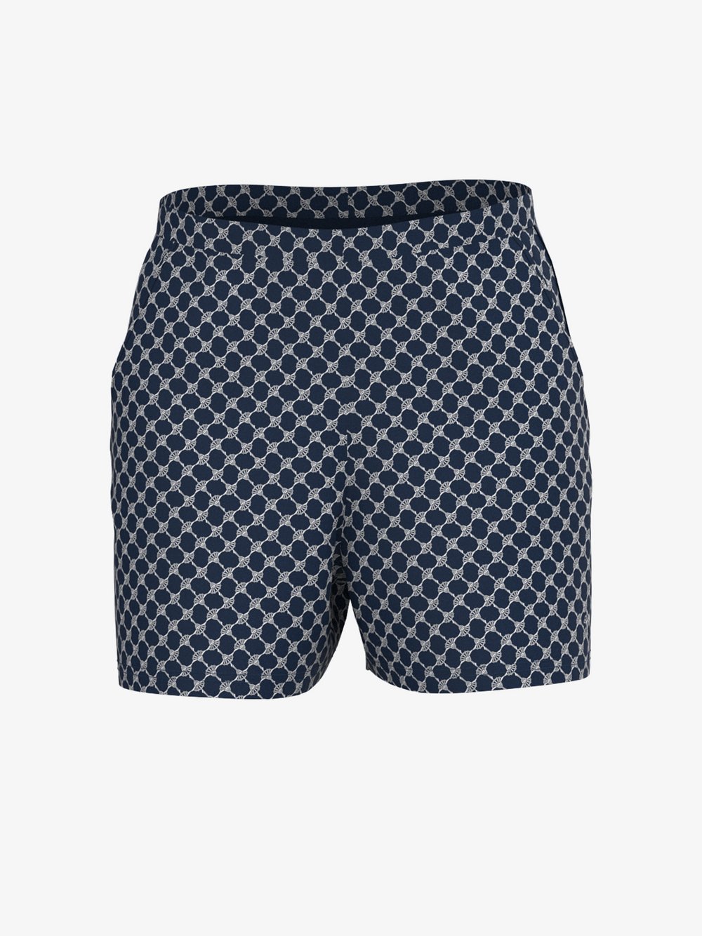 JOOP! Pyjamashorts  Damen Jersey blau bedruckt, 34