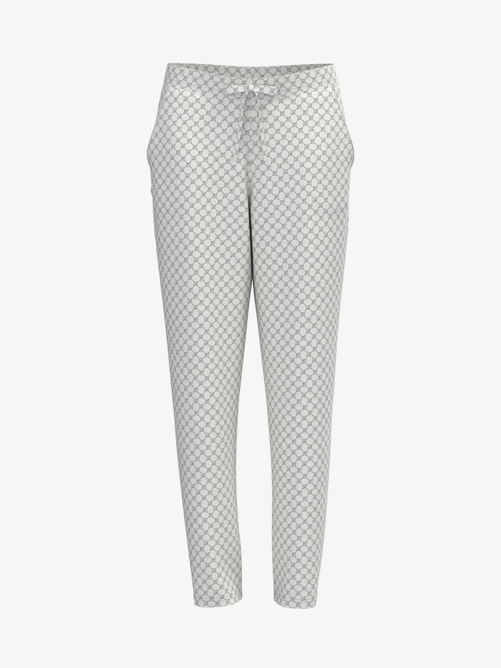JOOP! Pyjamahose  Damen Jersey weiß bedruckt, 38