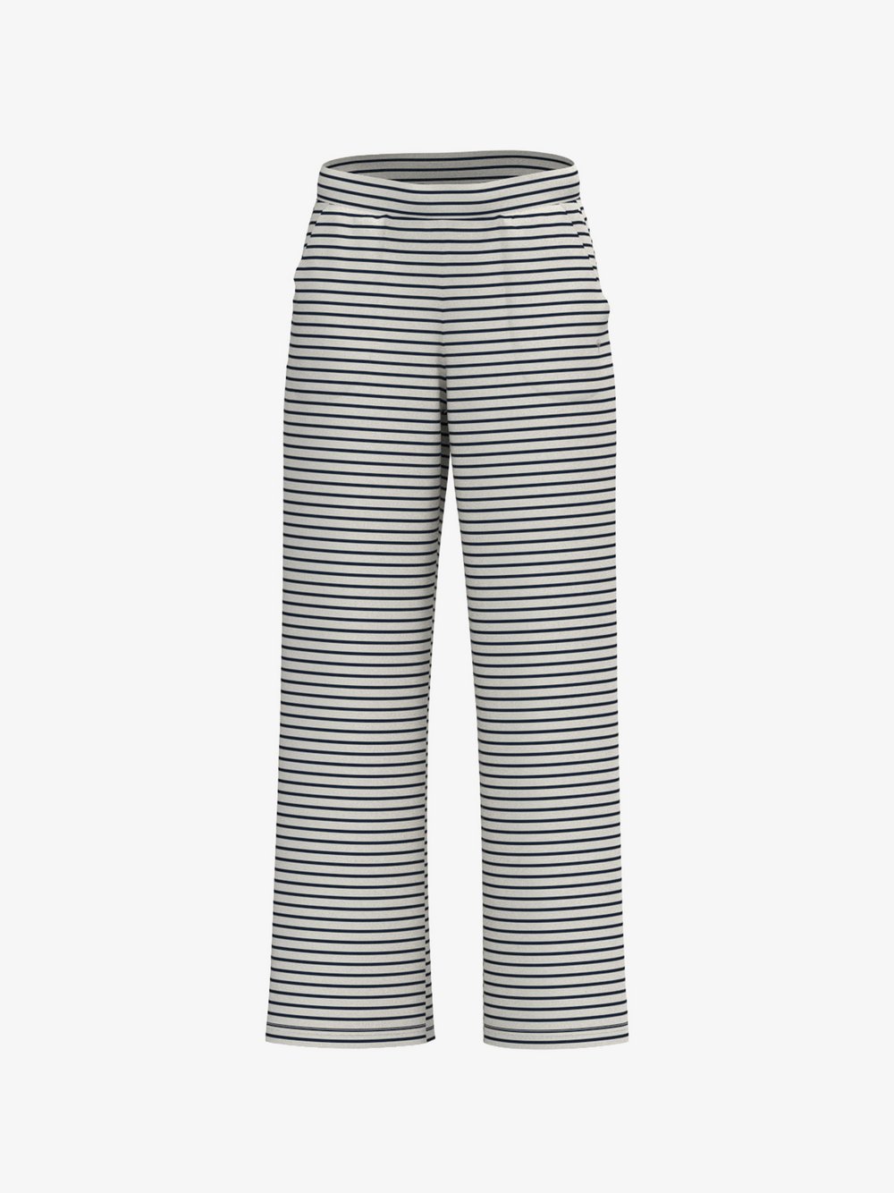 JOOP! Pyjamahose  Damen Jersey weiß gestreift, 40