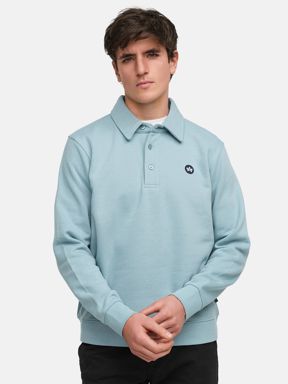 Thumbnail - Kronstadt Sweatshirt Herren Baumwolle blau, M