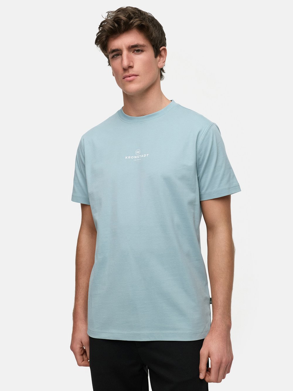 Thumbnail - Kronstadt T-Shirt Herren Baumwolle blau, XL