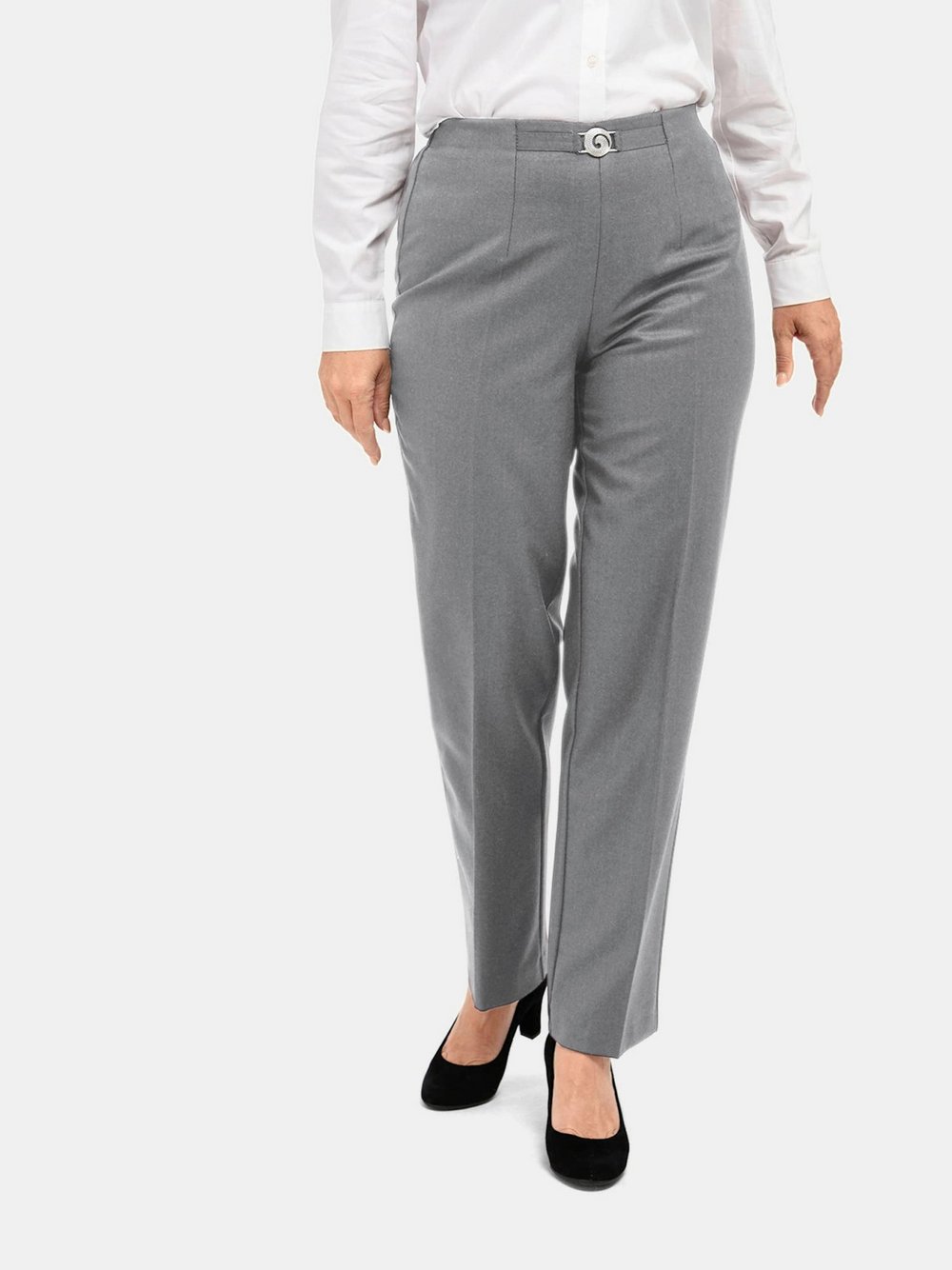 Goldner Schurwoll-Schlupfhose MARTHA Damen Schurwolle grau, 38