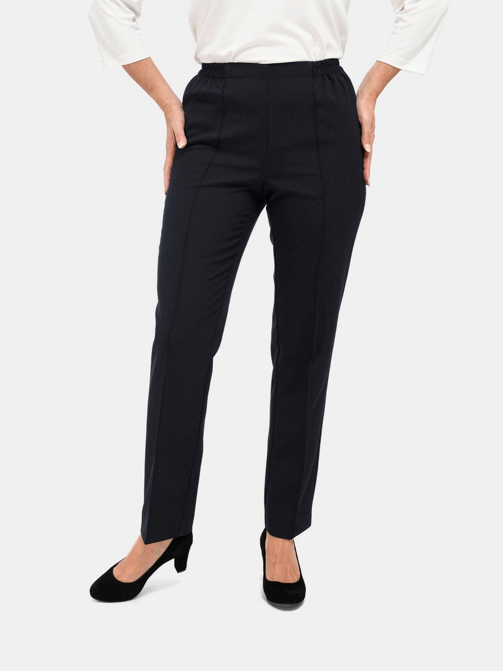 Goldner Schlupfhose Damen schwarz, 54