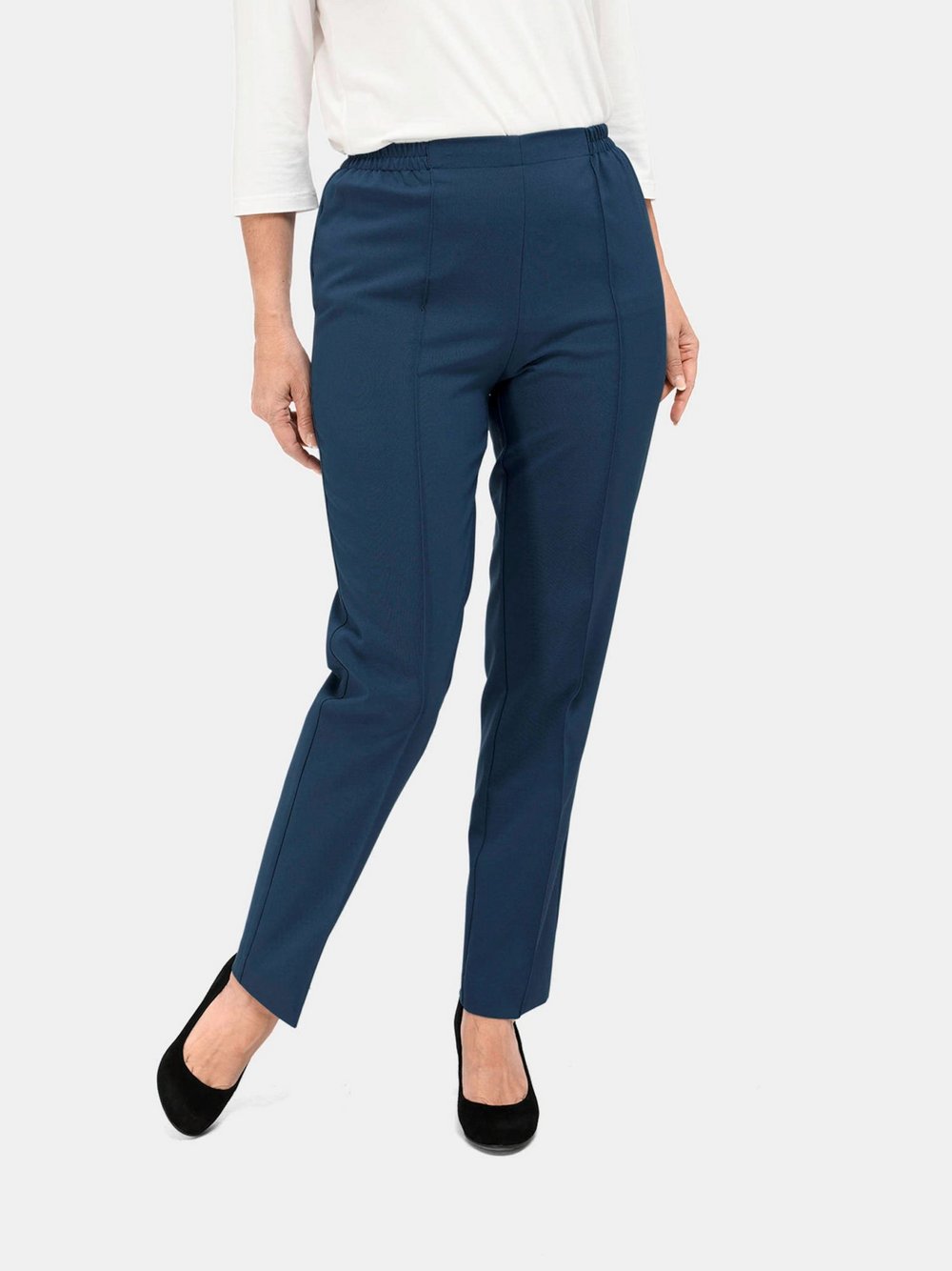 Goldner Schlupfhose Damen blau, 50