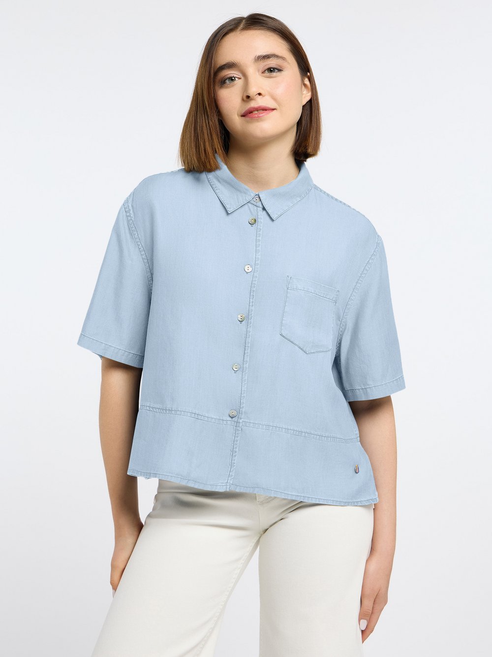 Frieda & Freddies Bluse Damen blau, 38