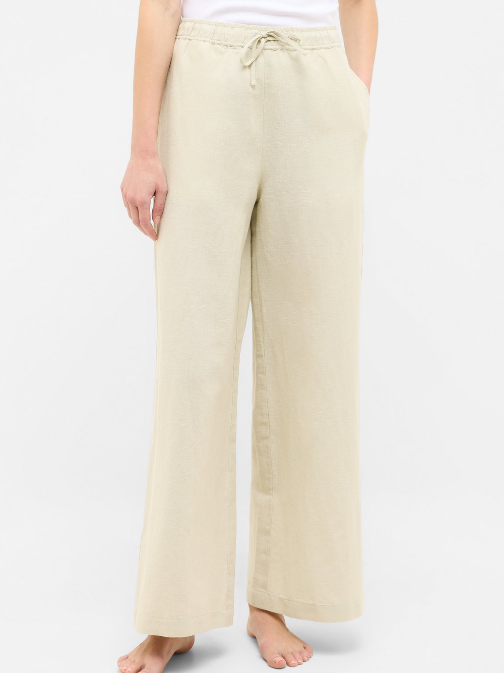 Mustang Jogginghose Damen Baumwolle beige, 38