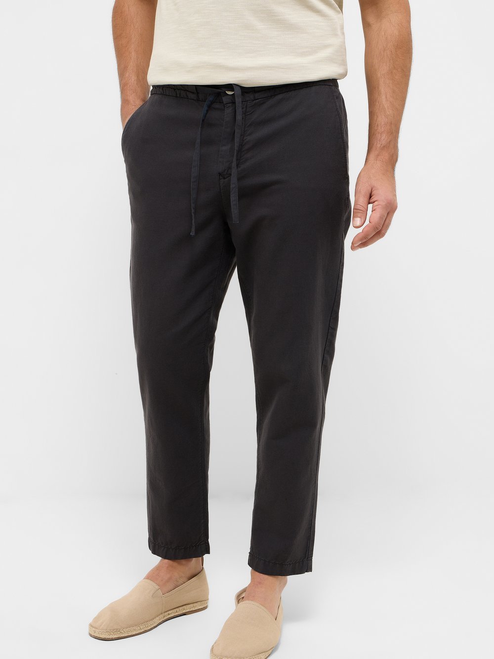 Mustang Chino Hose Herren Baumwolle grau, 33-34