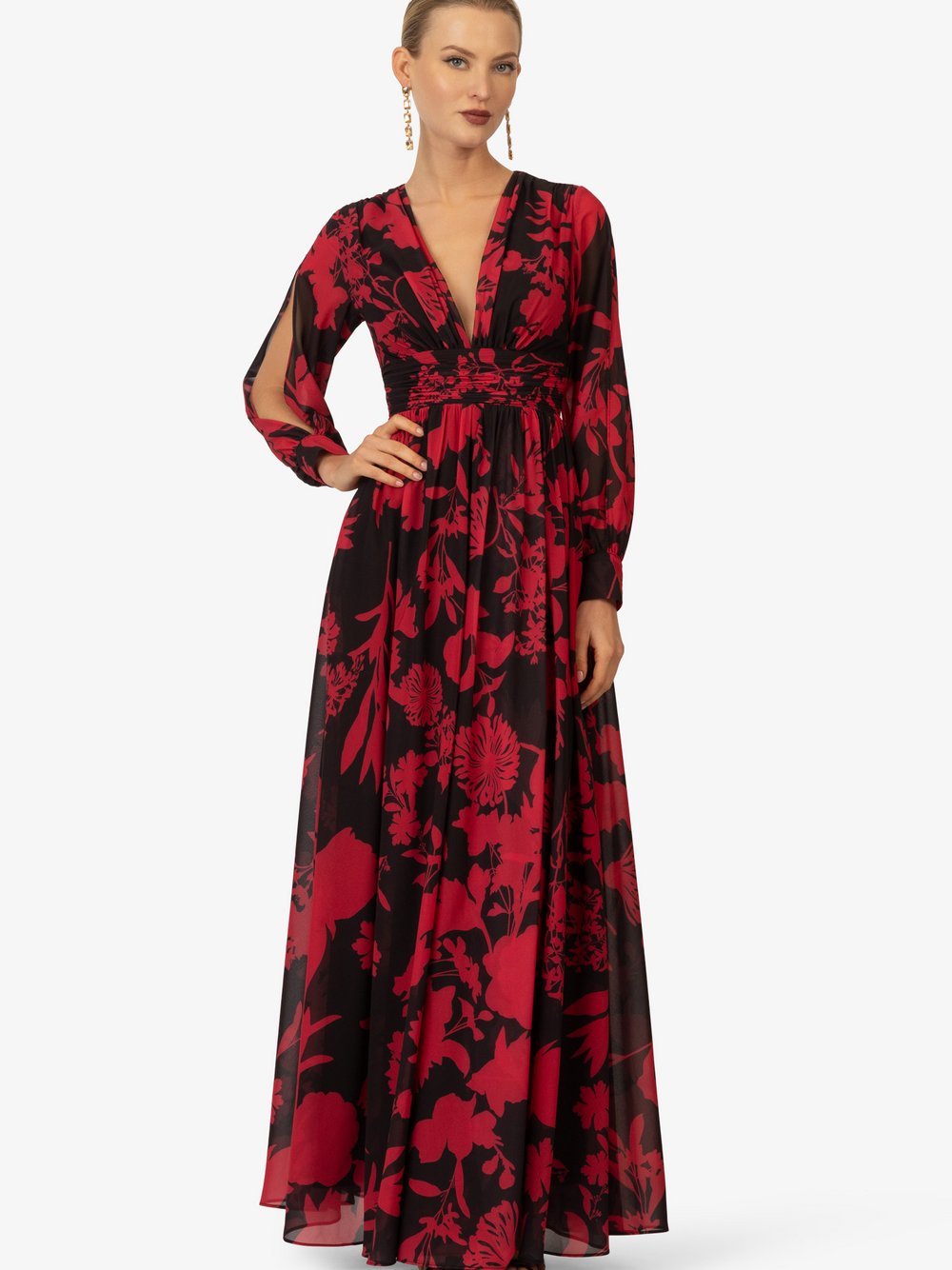 Thumbnail - Kraimod Abendkleid Damen mehrfarbig gemustert, 34