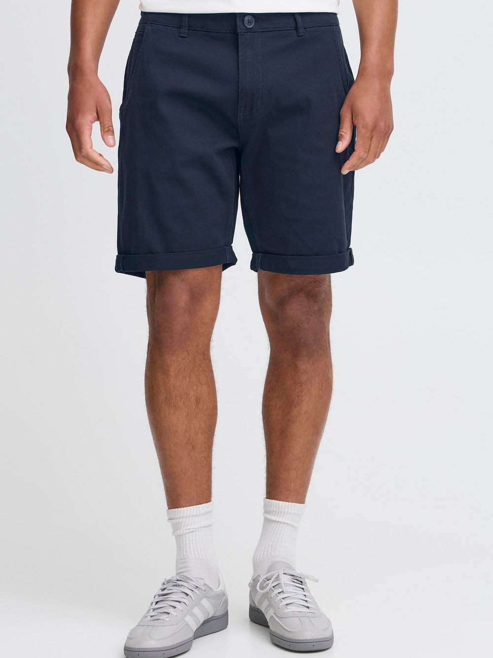 BLEND Chinoshorts Herren Baumwolle blau, M