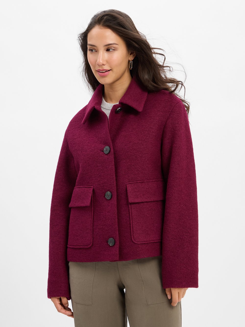 Fuchs Schmitt Wolljacke Damen Wolle rot, 36