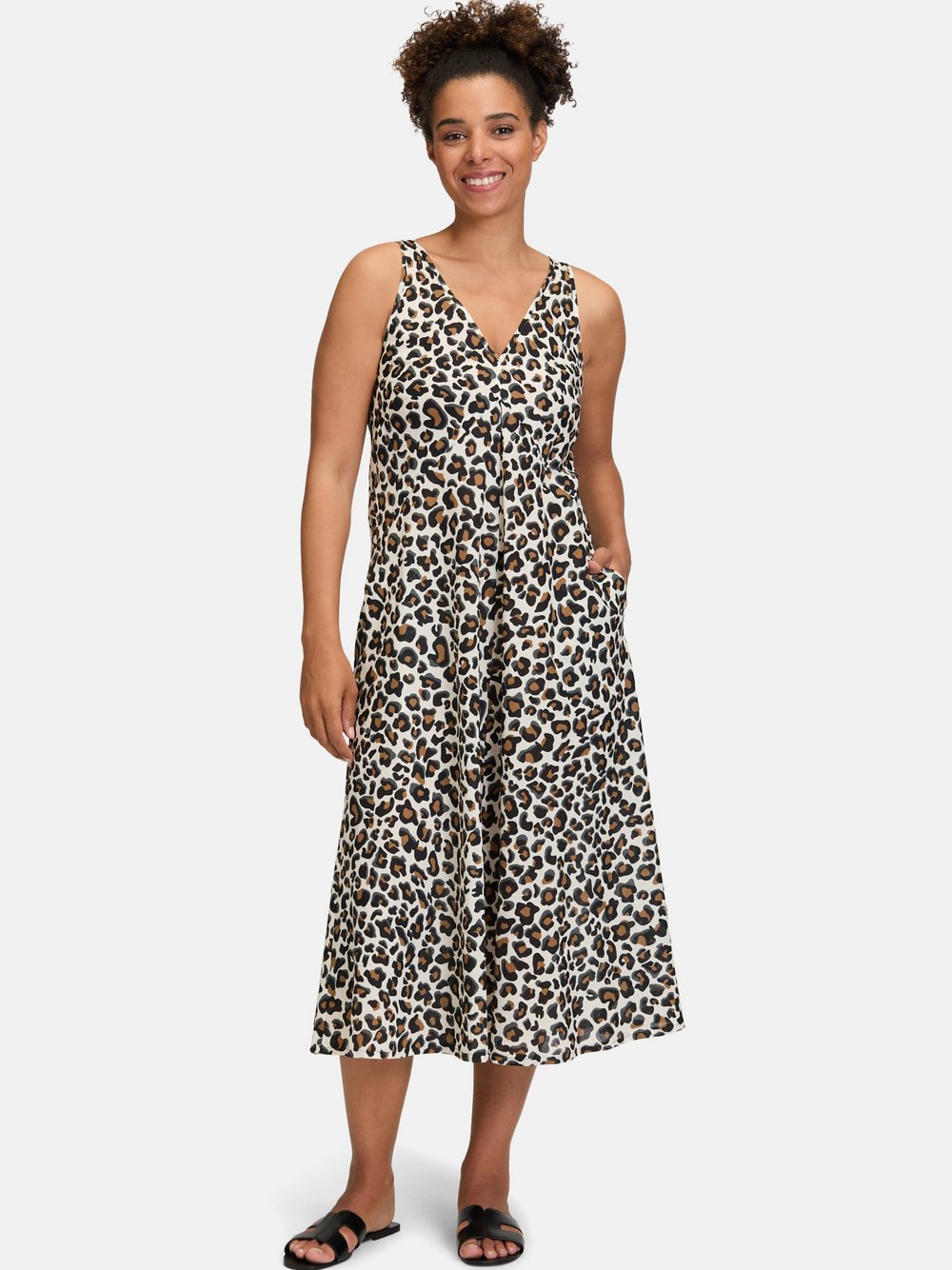 Vera Mont Sommerkleid Damen Baumwolle mehrfarbig gemustert, 42
