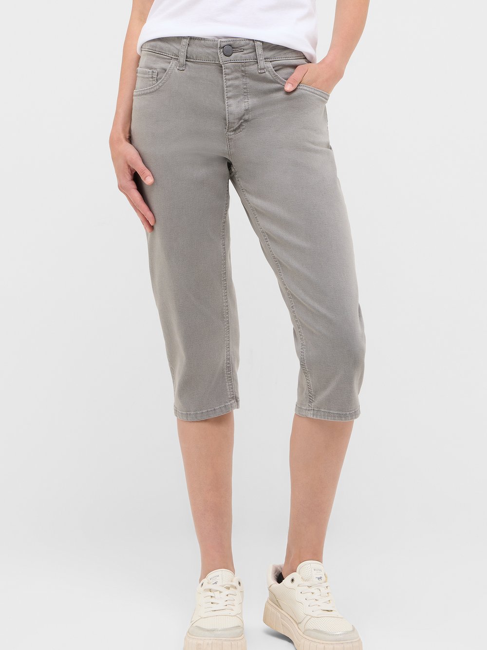 Mustang Jeans Damen Baumwolle grau, 31