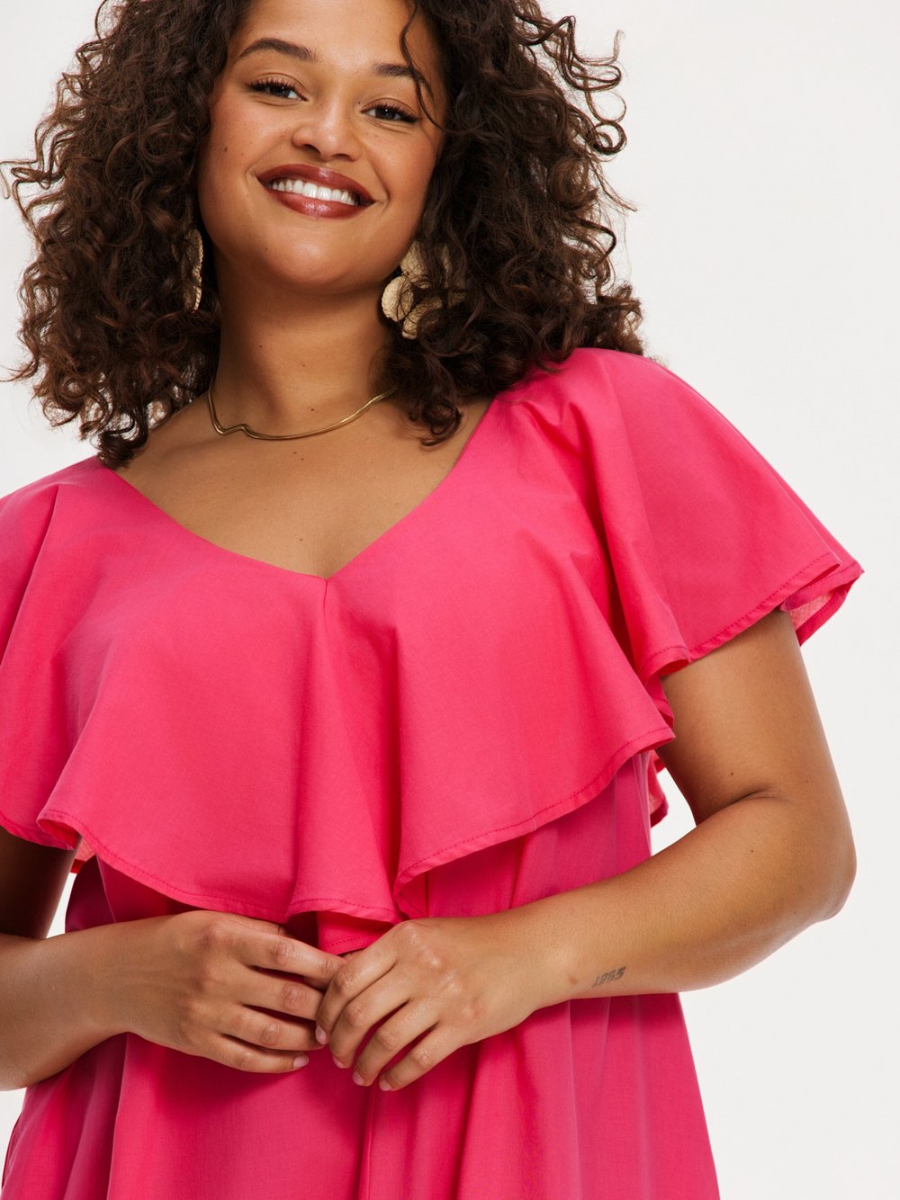YOEK Kleid Damen Baumwolle rosa, 42-44