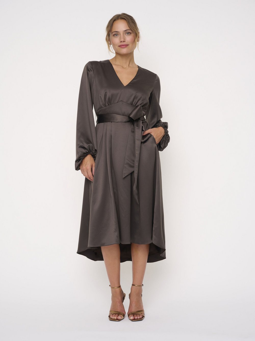 Kleo Abendkleid Damen braun, 34