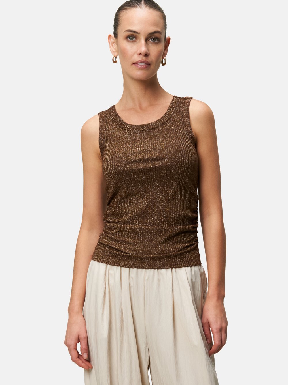zero Top Damen Viskose braun, 38