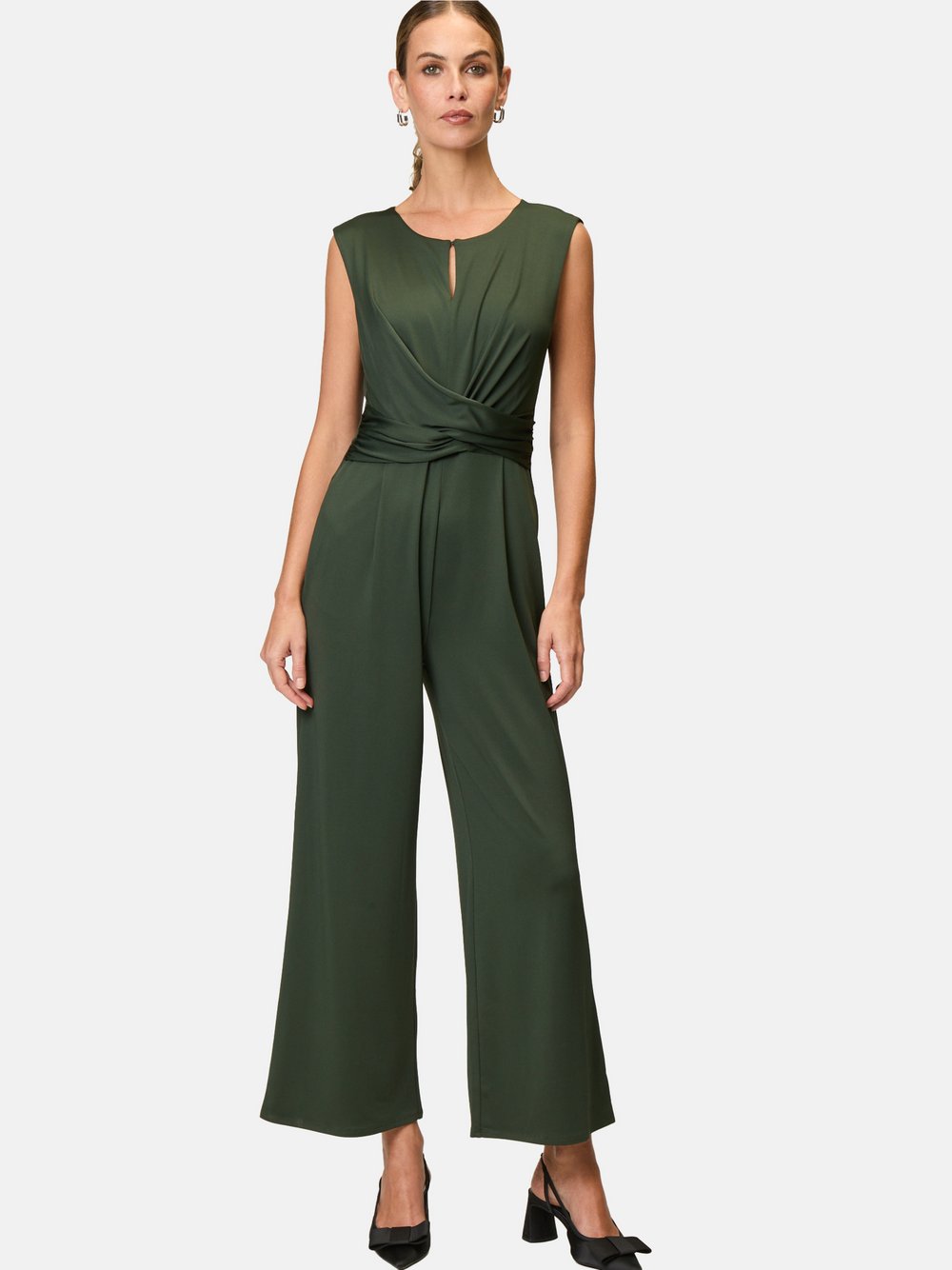 zero Jersey-Jumpsuit Damen grün, 40