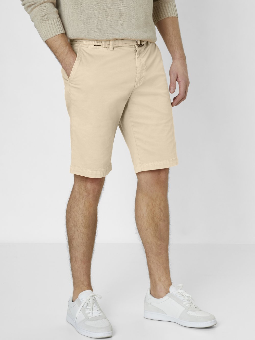 Thumbnail - Redpoint Bermuda Herren Baumwolle beige, 33