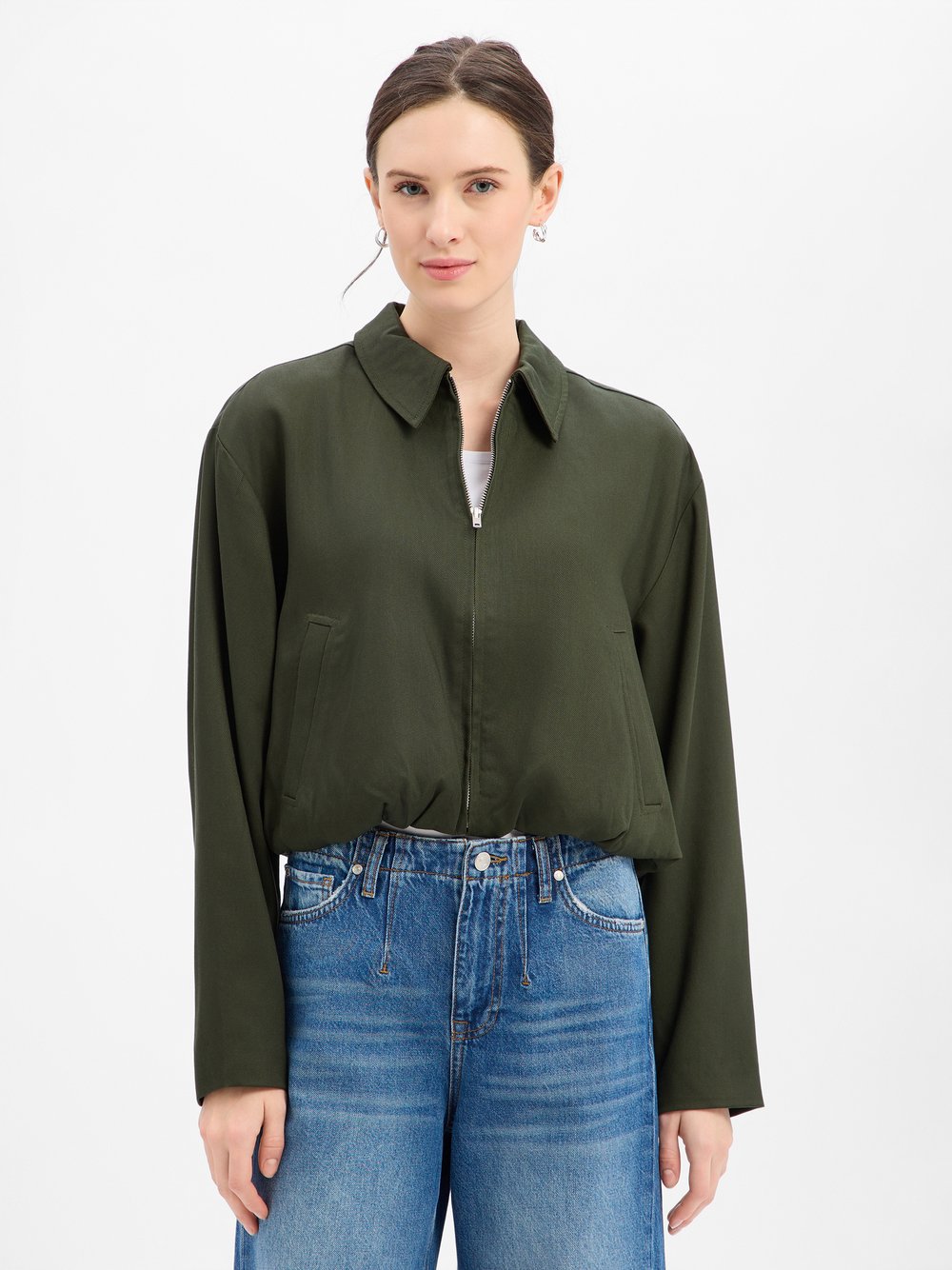 Msch Copenhagen Jacke Damen grün, XS/S