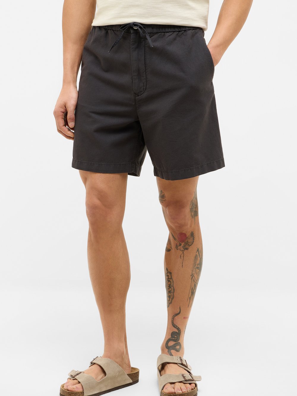 Mustang Jogginghose Herren Baumwolle schwarz, 35