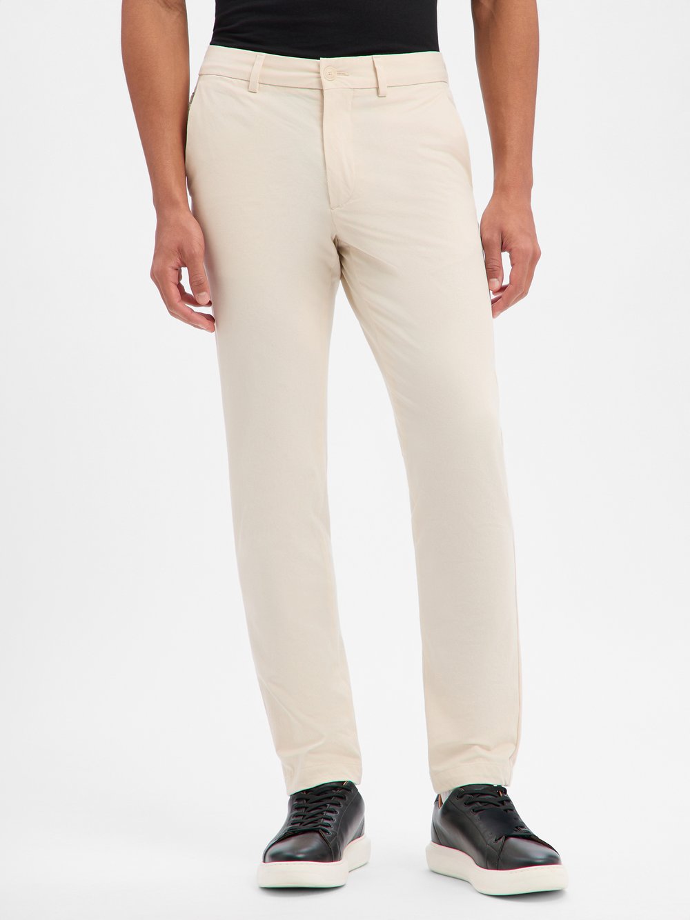 Thumbnail - BOSS Chino Herren Baumwolle weiß, 33-34