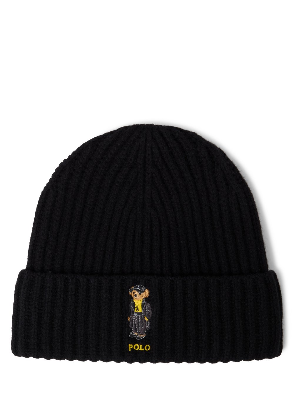 Polo Ralph Lauren Wollmütze Damen Wolle schwarz, ONE SIZE