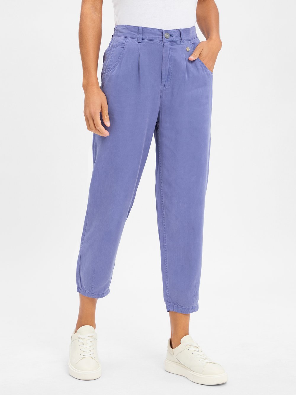 Fynch-Hatton Stoffhose Damen Lyocell blau, 38