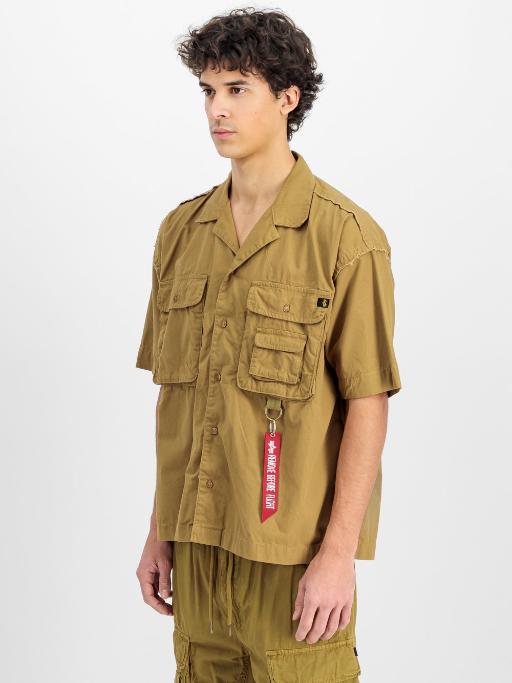 Thumbnail - Alpha Industries Shirts Herren Baumwolle grün, XXXL