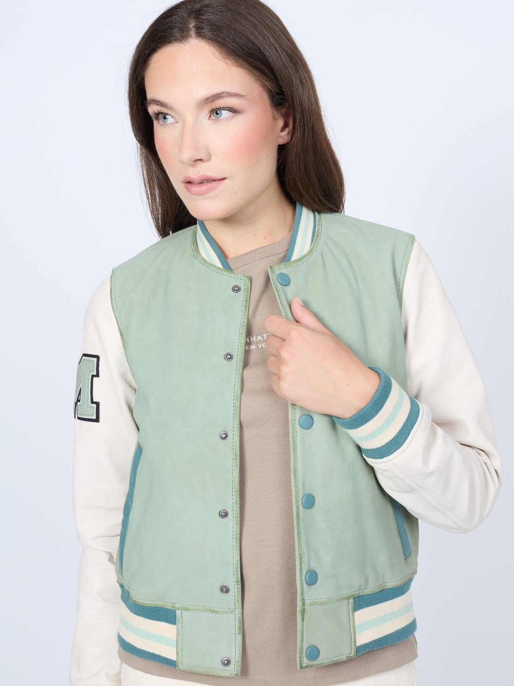 Thumbnail - Mustang Lederjacke Damen mehrfarbig, M