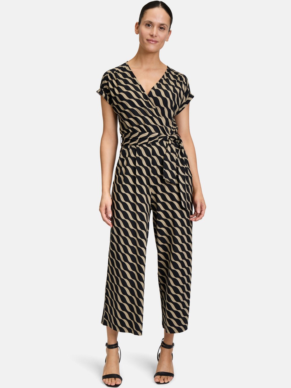 Thumbnail - Betty Barclay Jumpsuit Damen Viskose schwarz gemustert, 46