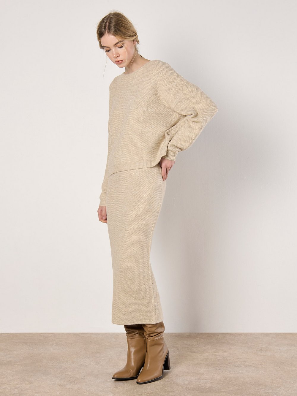 Thumbnail - Apricot Rock Damen beige strukturiert, 36