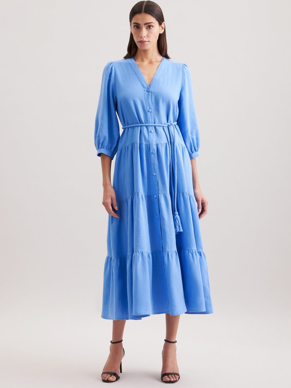 Seidensticker Kleid Damen Baumwolle blau, 44