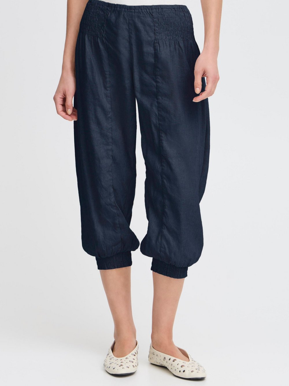 Thumbnail - PULZ Jeans Leinenhose Damen blau, XXL