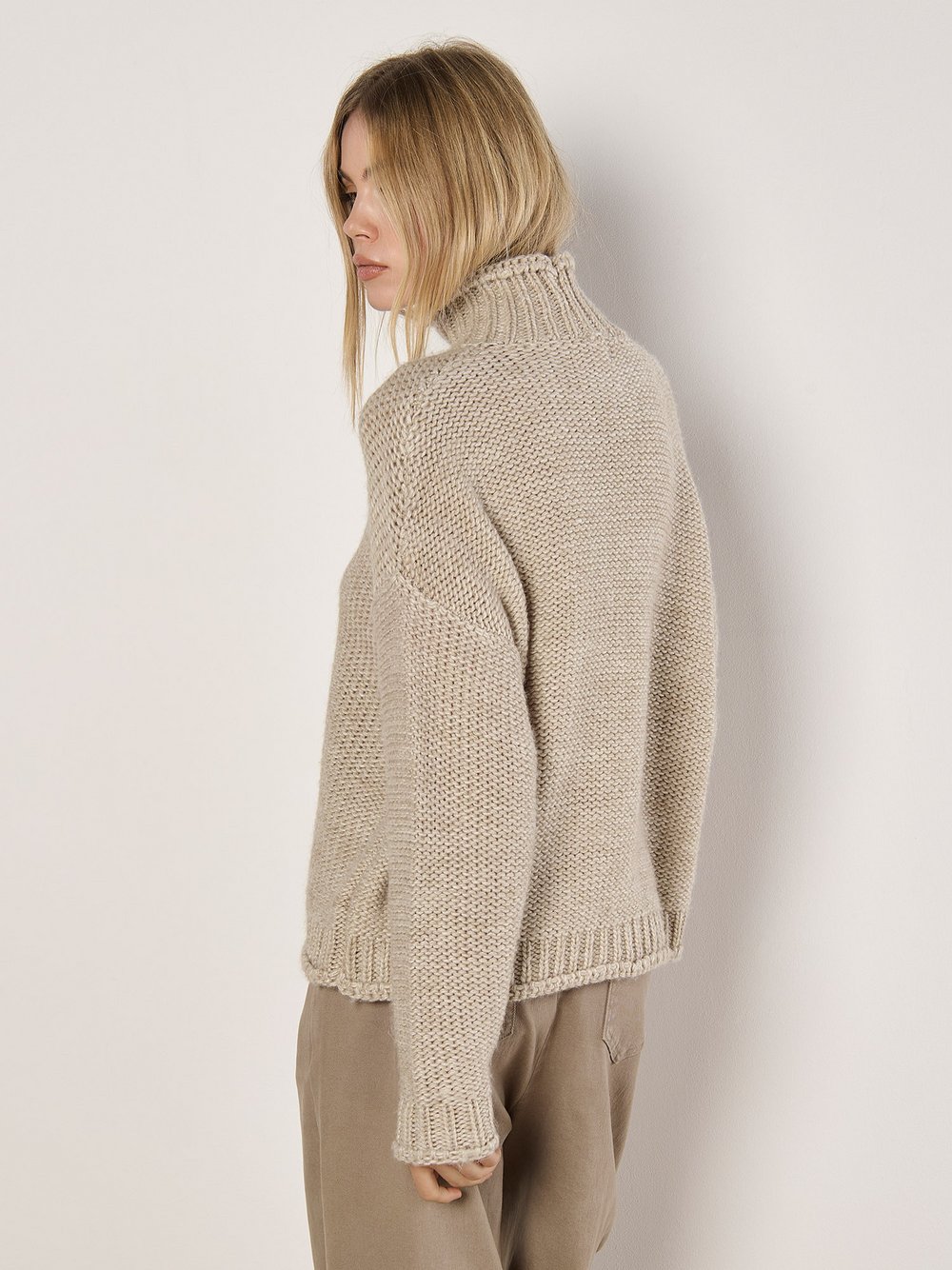Thumbnail - Apricot Pullover Damen beige, 36
