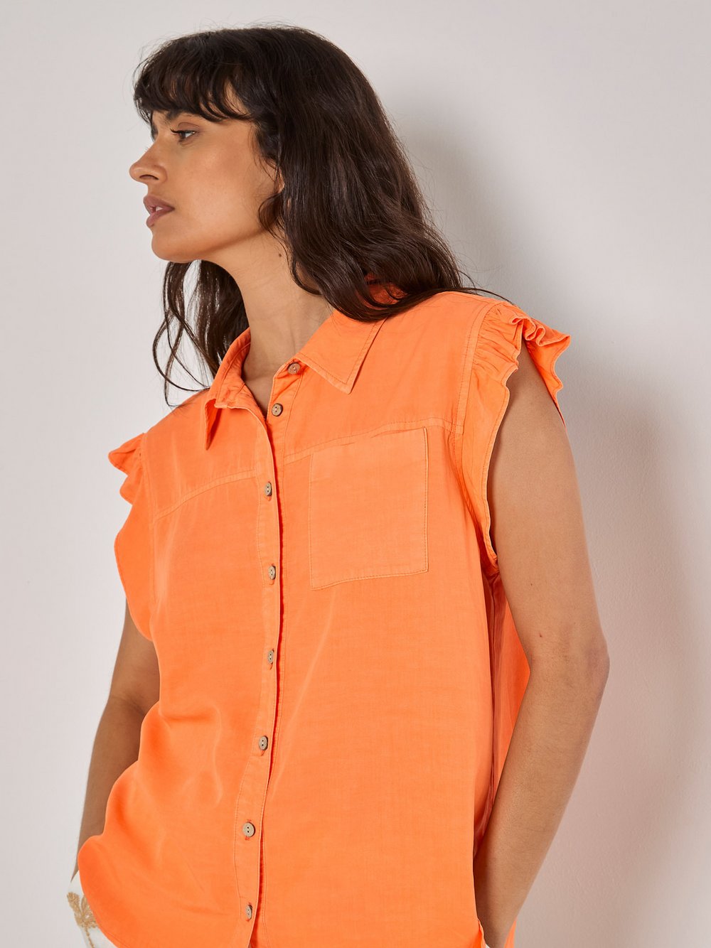 Apricot Bluse Damen Lyocell pink, 38