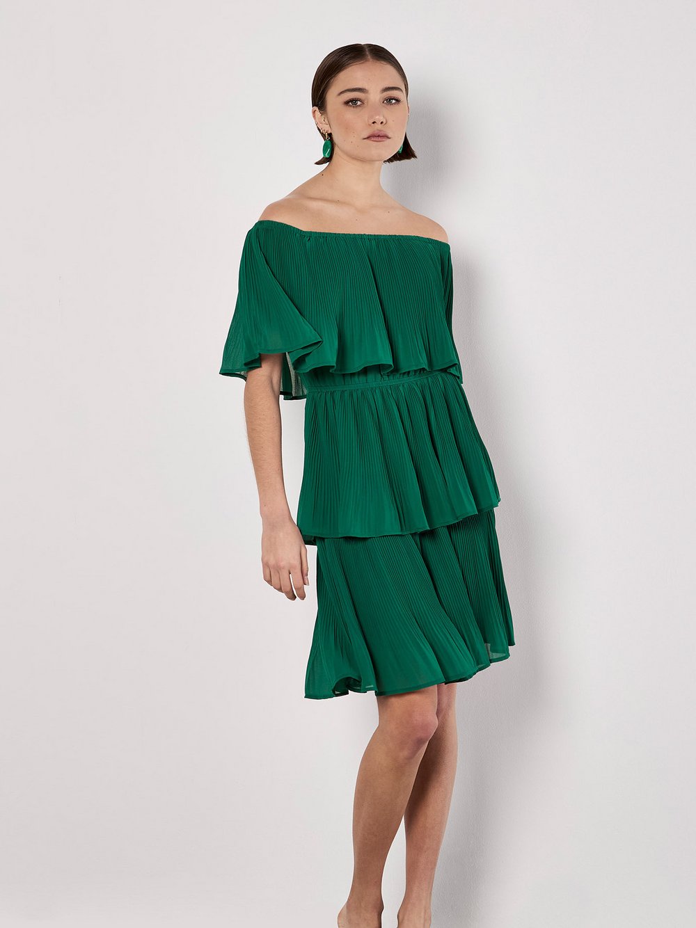 Apricot Minikleid Damen grün, 42