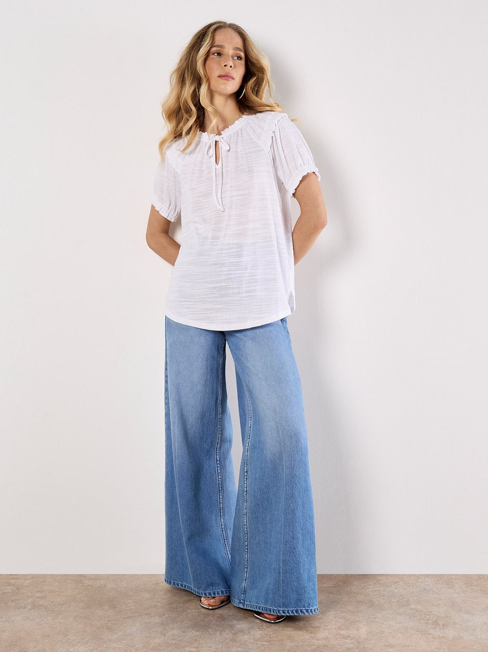 Apricot Top Damen weiß, 36