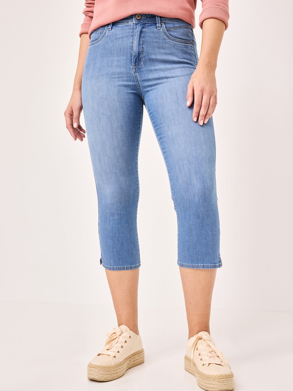 Paddock`s 5-Pocket Jeans Damen Baumwolle blau, 48