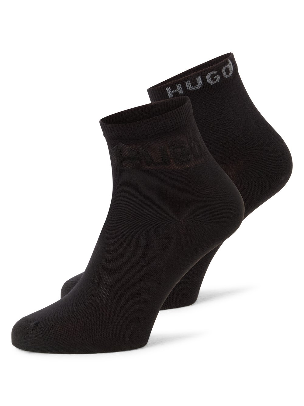 HUGO Socken im 2er Pack Damen Baumwolle schwarz, 39-42