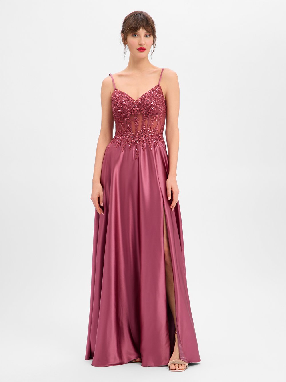 Luxuar Fashion Abendkleid Damen rot, 42