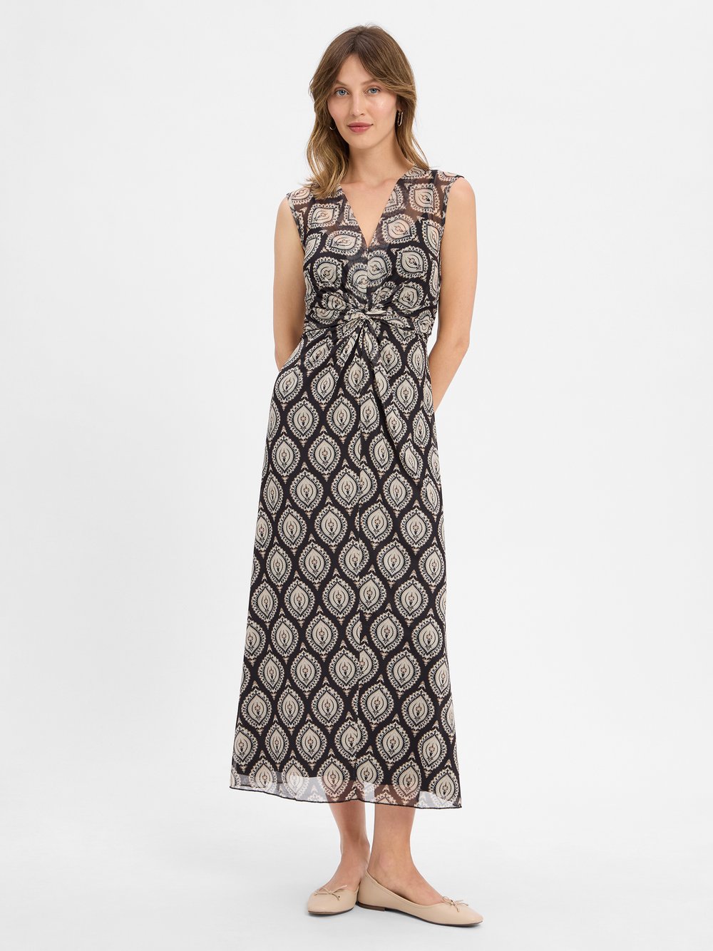 Cartoon Kleid Damen Mesh mehrfarbig gemustert, 40