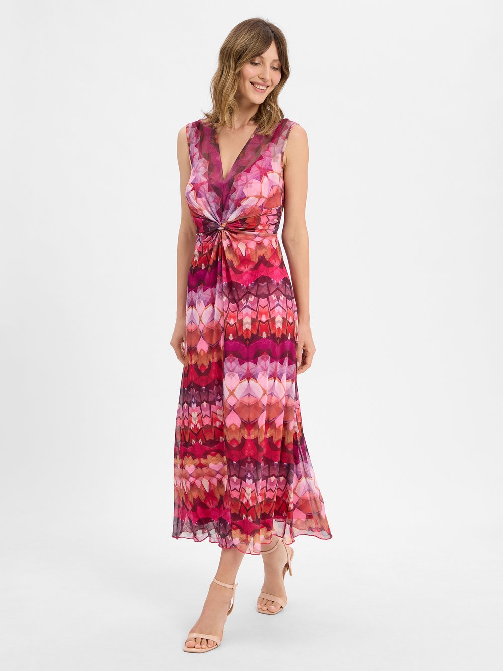 Cartoon Kleid Damen mehrfarbig gemustert, 38