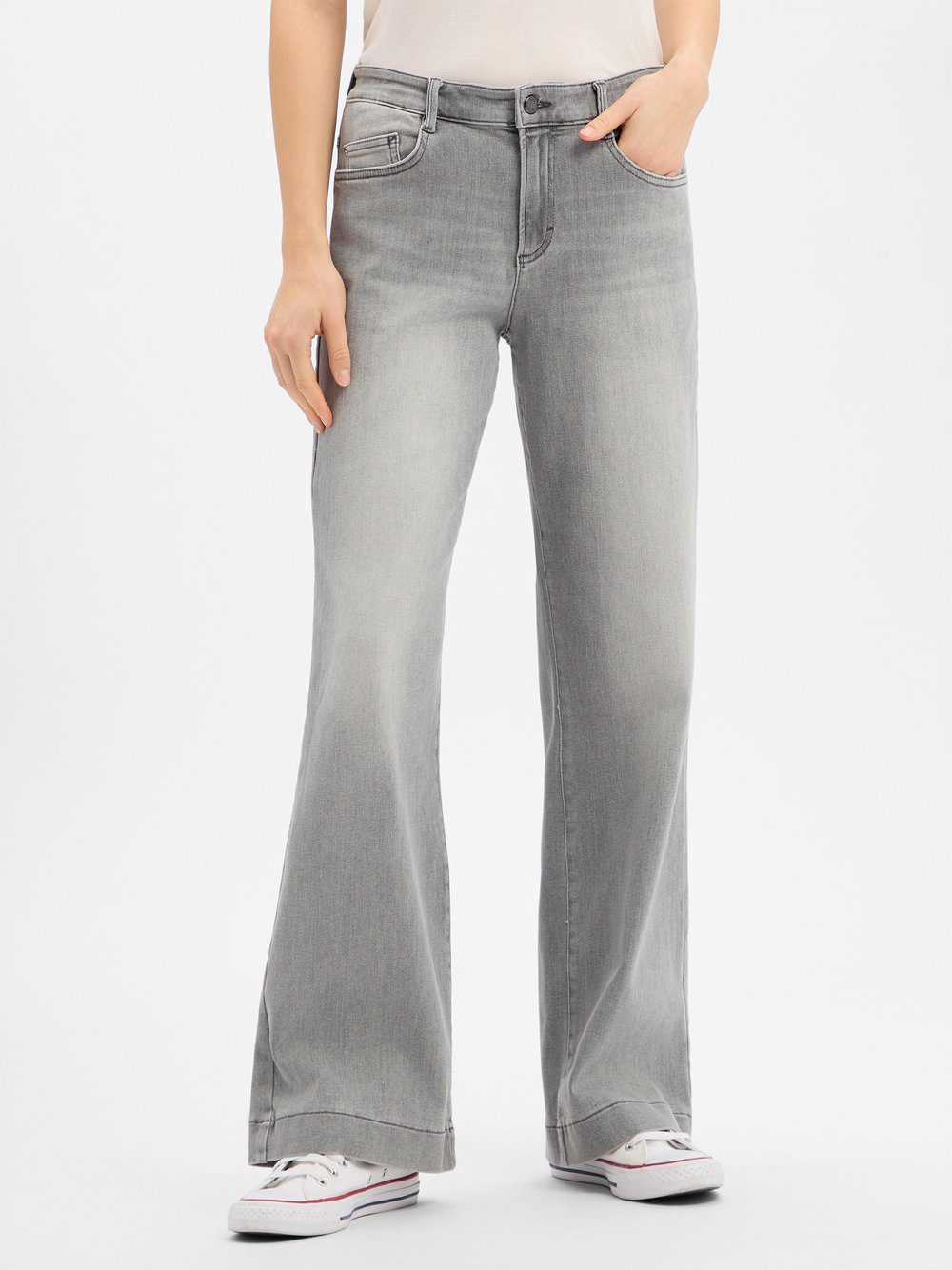 BRAX Jeans Damen Baumwolle grau, 46