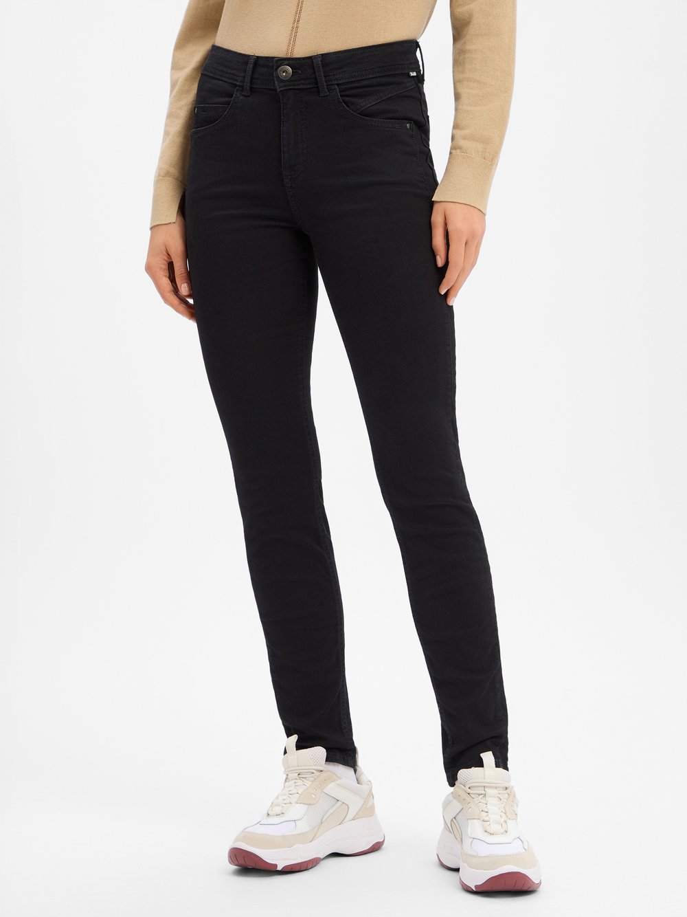 BRAX Jeans Damen Baumwolle schwarz, 38