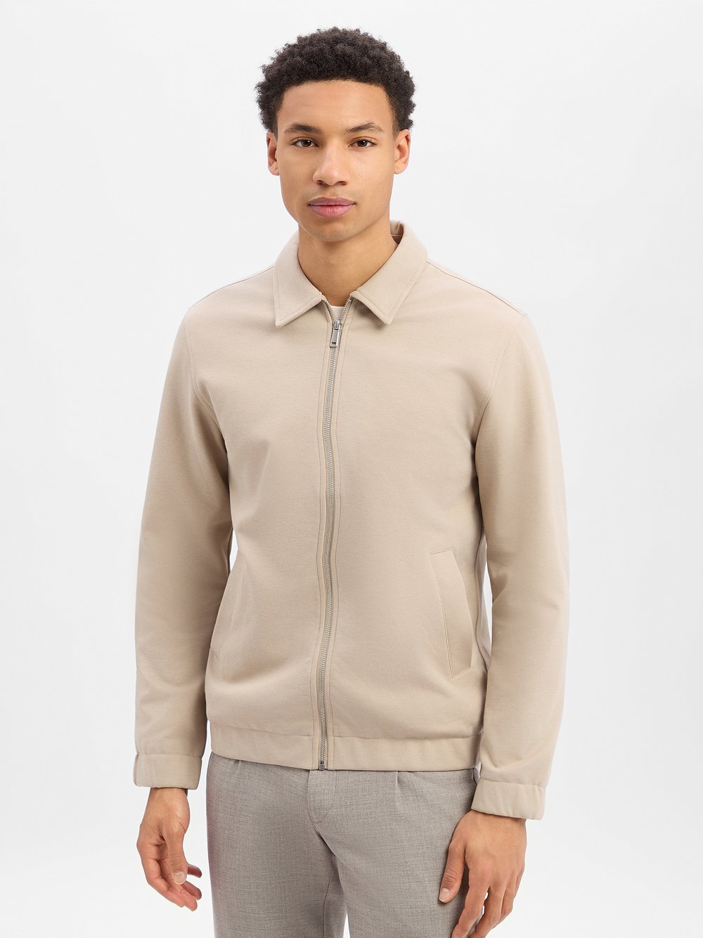 Thumbnail - Lindbergh Übergangsjacke Herren beige, XXL