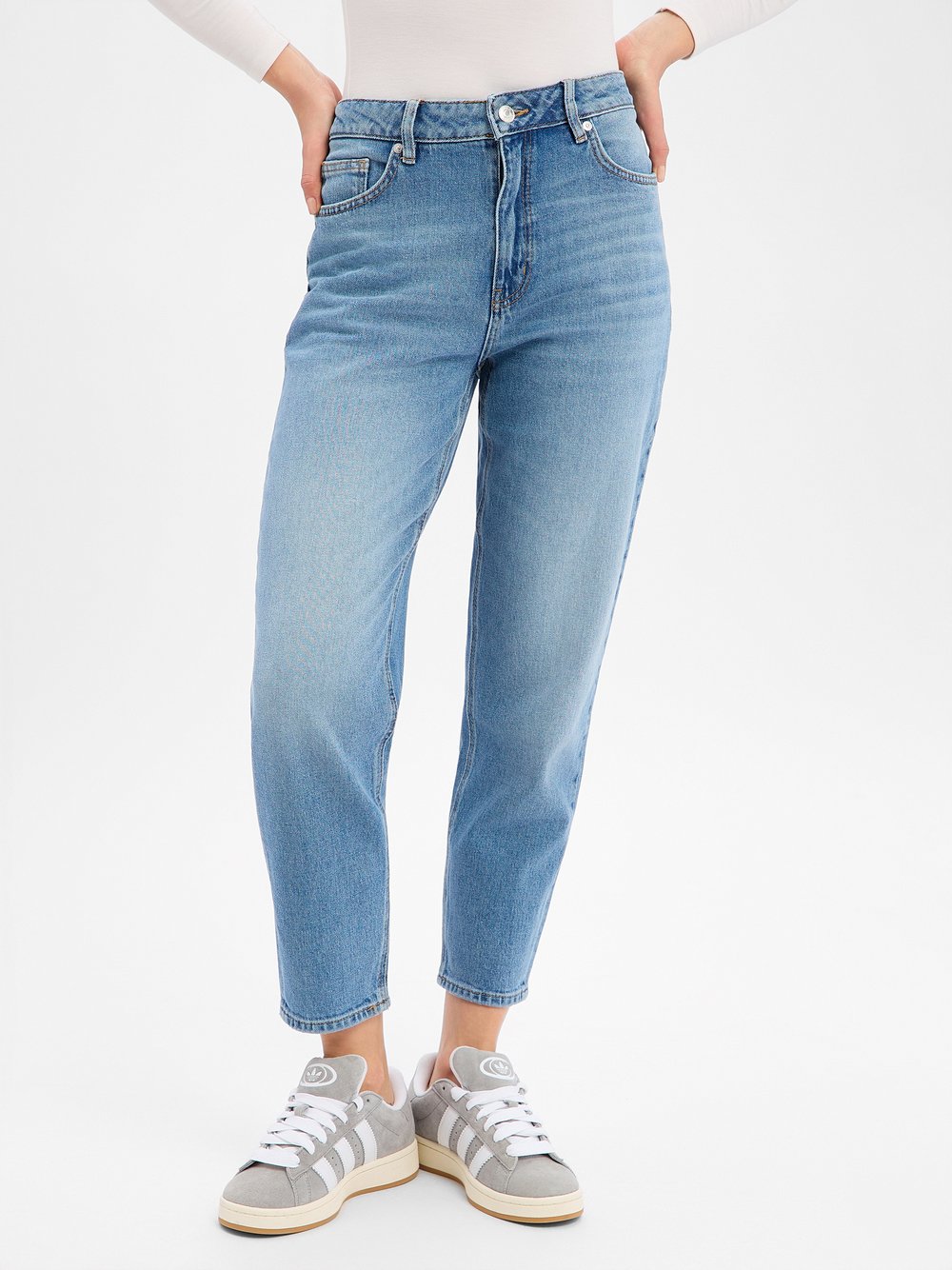 HUGO Mom Jeans Damen blau, 27-32