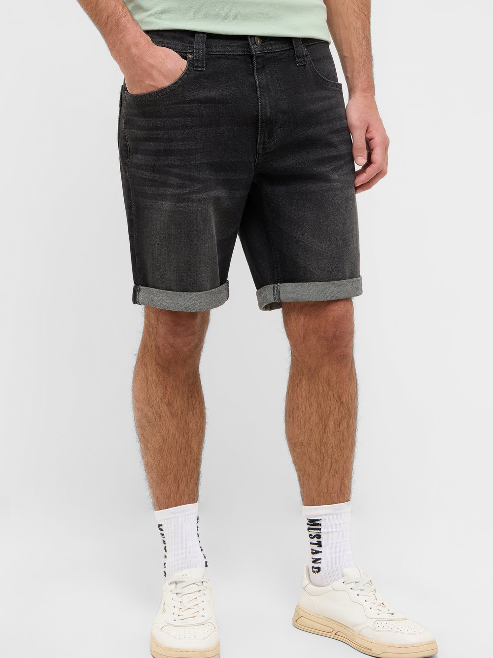Mustang Jeans Herren Baumwolle schwarz, 29
